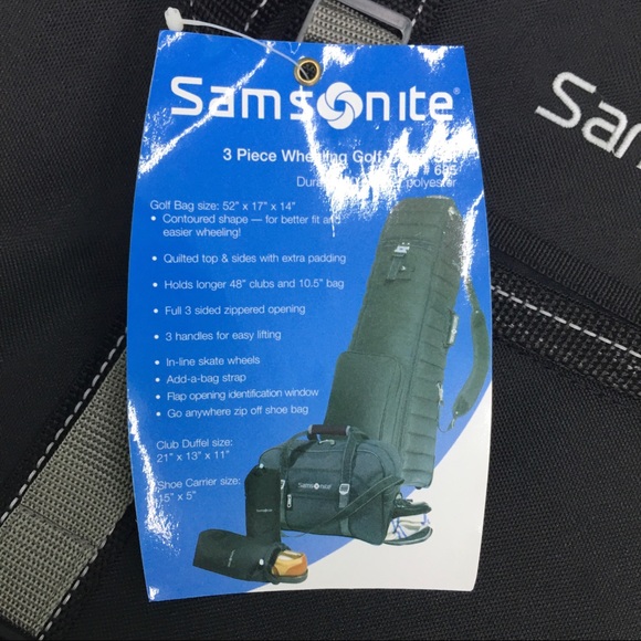 Samsonite Bags Nwt Samsonite Black And Gray Club Duffel Bag Poshmark